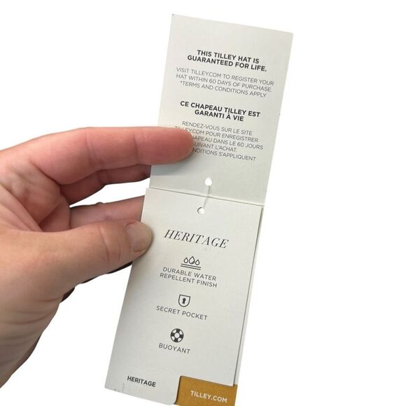 Tilley Heritage Collection (Size 7 1/8) Khaki 100% Cotton Outdoor Hat (NEW-NWT) - Picture 11 of 15